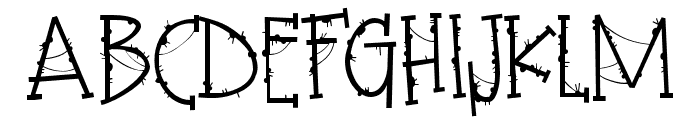 ZP Witchy Wicked Font UPPERCASE