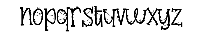 ZP Witchy Wicked Font LOWERCASE