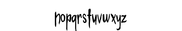 ZPBaneExistence Font LOWERCASE