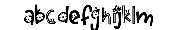 ZPBeacoupBloom Font LOWERCASE