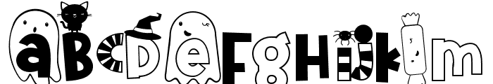 ZPCutieHalloween Font LOWERCASE