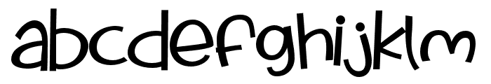 ZPFidgety Font LOWERCASE