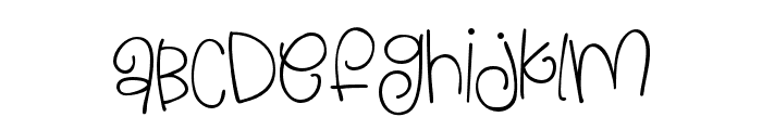 ZPFraptionalLite Font LOWERCASE