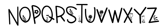 ZPGidber-garden Font UPPERCASE