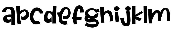 ZPGoodGravyStencil Font LOWERCASE