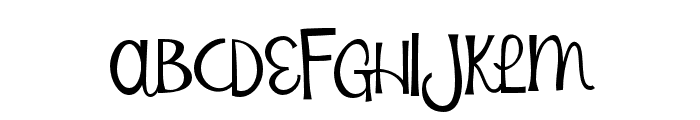 ZPIcedHoneybun Font UPPERCASE