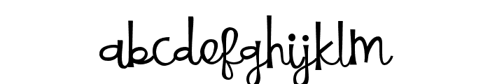 ZPIcedHoneybun Font LOWERCASE