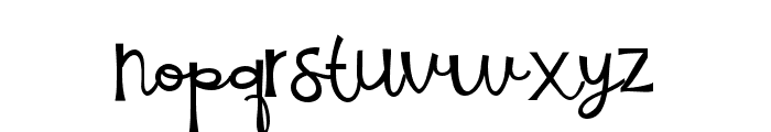 ZPIcedHoneybun Font LOWERCASE