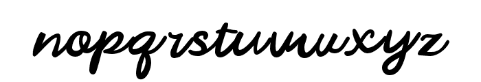 ZPInfatuationBold Font LOWERCASE