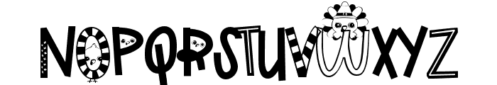 ZPMisterTurkey Font UPPERCASE