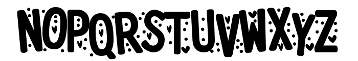 ZPQuiteinLove Font UPPERCASE