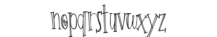 ZPRovocative Font LOWERCASE