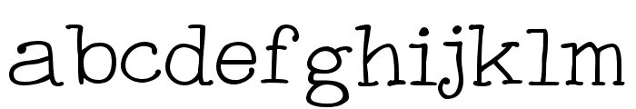 ZPTypeRight Font LOWERCASE