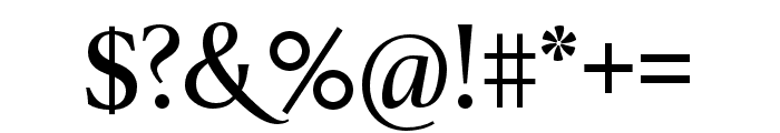 ZTMota-Medium Font OTHER CHARS