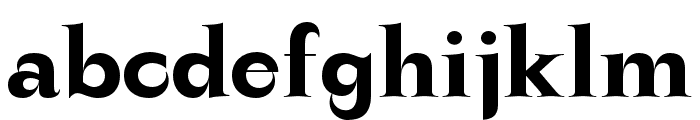 ZTYaglo-Bold Font LOWERCASE