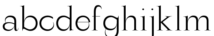ZTYaglo-Light Font LOWERCASE