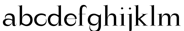 ZTYaglo-Regular Font LOWERCASE