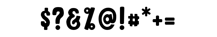 Zaba zoo Regular Font OTHER CHARS