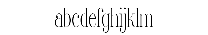 ZabriellaSerif Light Font LOWERCASE