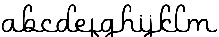 Zahara Font LOWERCASE