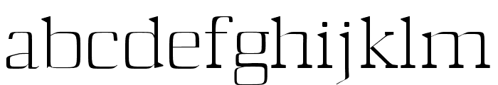 Zahra-Light Font LOWERCASE