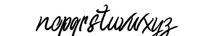 Zambowa-Regular Font LOWERCASE