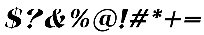 Zamon Oblique Font OTHER CHARS