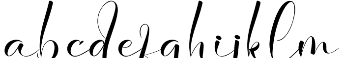 Zanitha Signature Font LOWERCASE