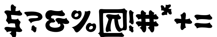 Zapanese Font OTHER CHARS