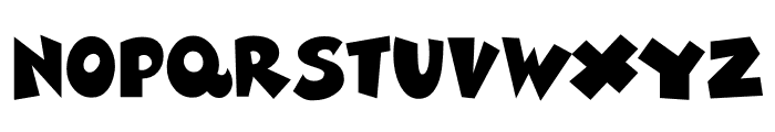 Zaptastic Regular Font LOWERCASE