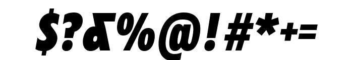 Zariantz Grotesk Variable Black Italic Font OTHER CHARS