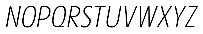 Zariantz Grotesk Variable Light Italic Font UPPERCASE