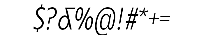 Zariantz Grotesk Variable Regular Italic Font OTHER CHARS