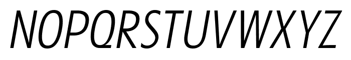 Zariantz Grotesk Variable Regular Italic Font UPPERCASE