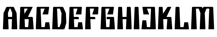 Zatecs Font UPPERCASE