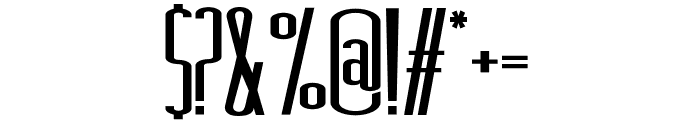 Zaviera Regular Font OTHER CHARS