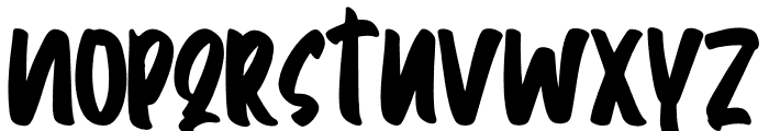 Zayboy Font LOWERCASE