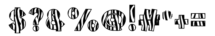 Zebra 1 Font OTHER CHARS