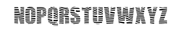 Zebra Black Font UPPERCASE