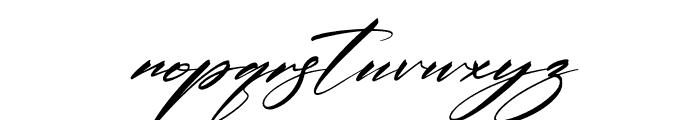 Zebulona Victoria Italic Font LOWERCASE
