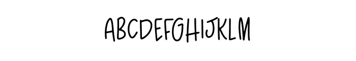 Zeitoon Sans Regular Font UPPERCASE