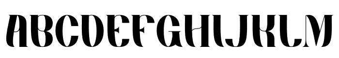 Zellany Nillofan Font UPPERCASE