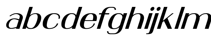 Zello Italic Font LOWERCASE