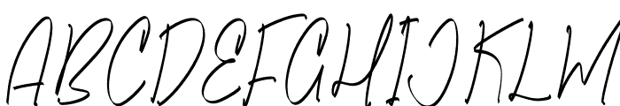 Zendula Italic Font UPPERCASE