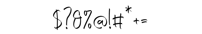 Zendula Font OTHER CHARS