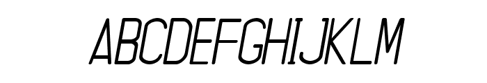 Zeneca Rounded Italic Font LOWERCASE