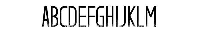 Zephyr Grunge Font UPPERCASE