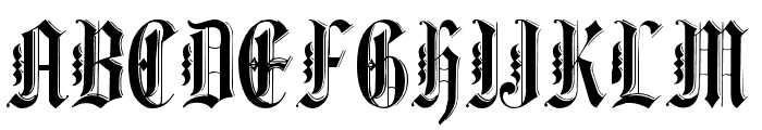 Zephyr-Regular Font UPPERCASE