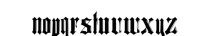 Zephyr-Regular Font LOWERCASE