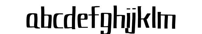 Zephys Regular Font LOWERCASE